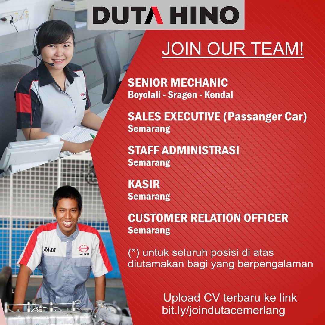 Lowongan Duta Hino
