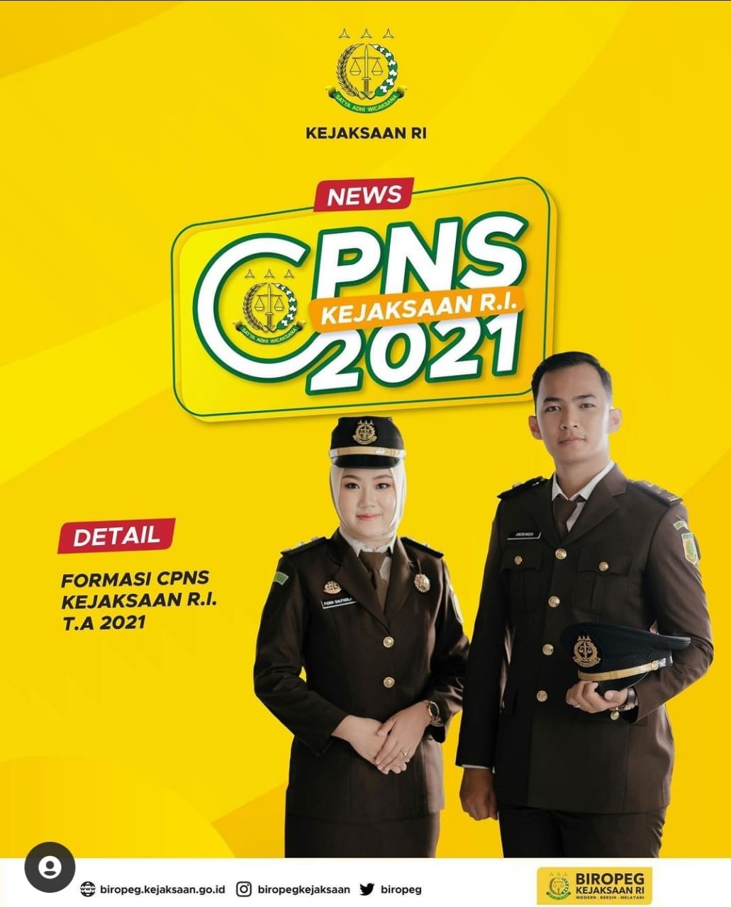 Lowongan CPNS 2021 Kejaksaan RI – WCC