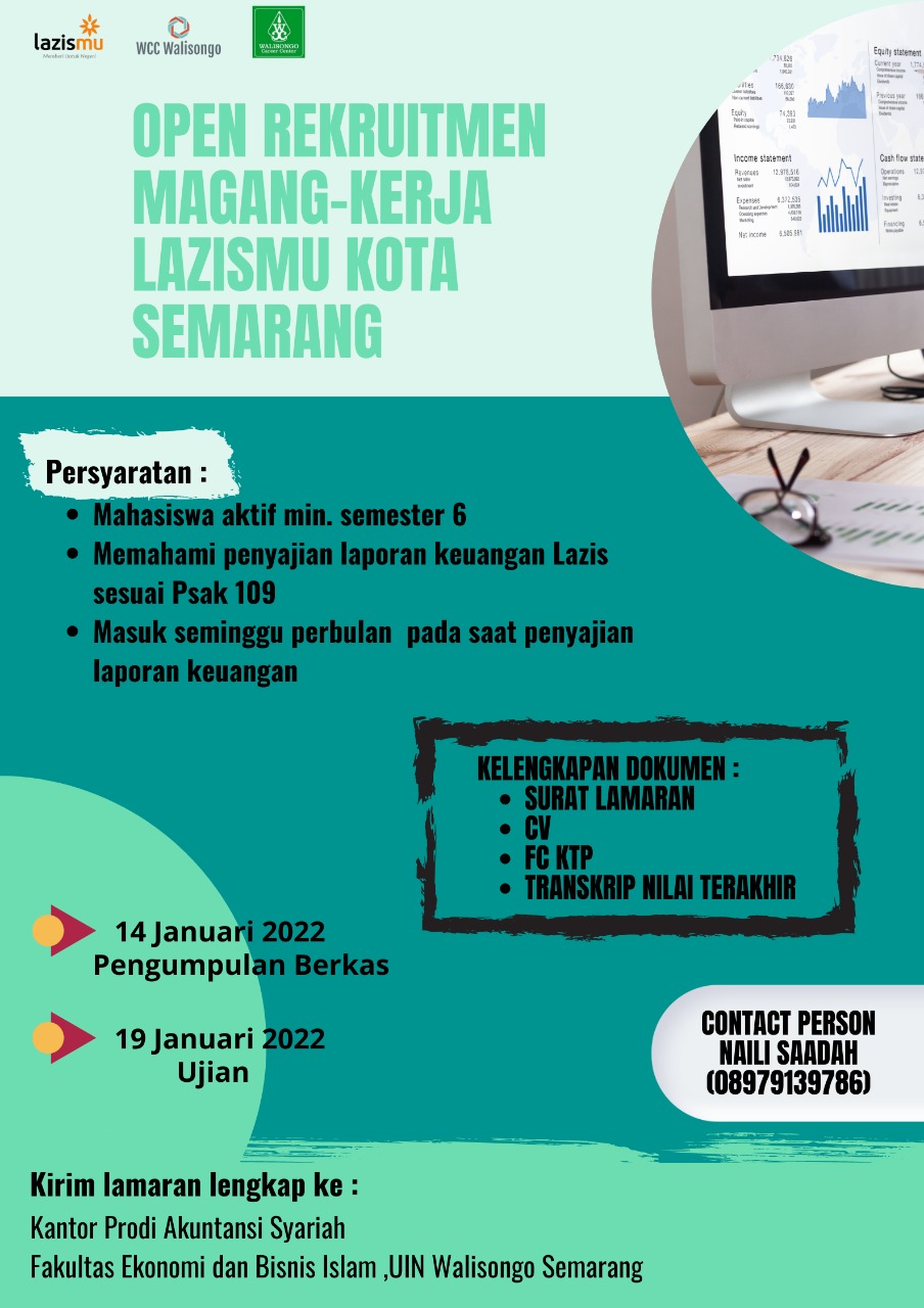 Lowongan Magang Kerja Lazismu Kota Semarang