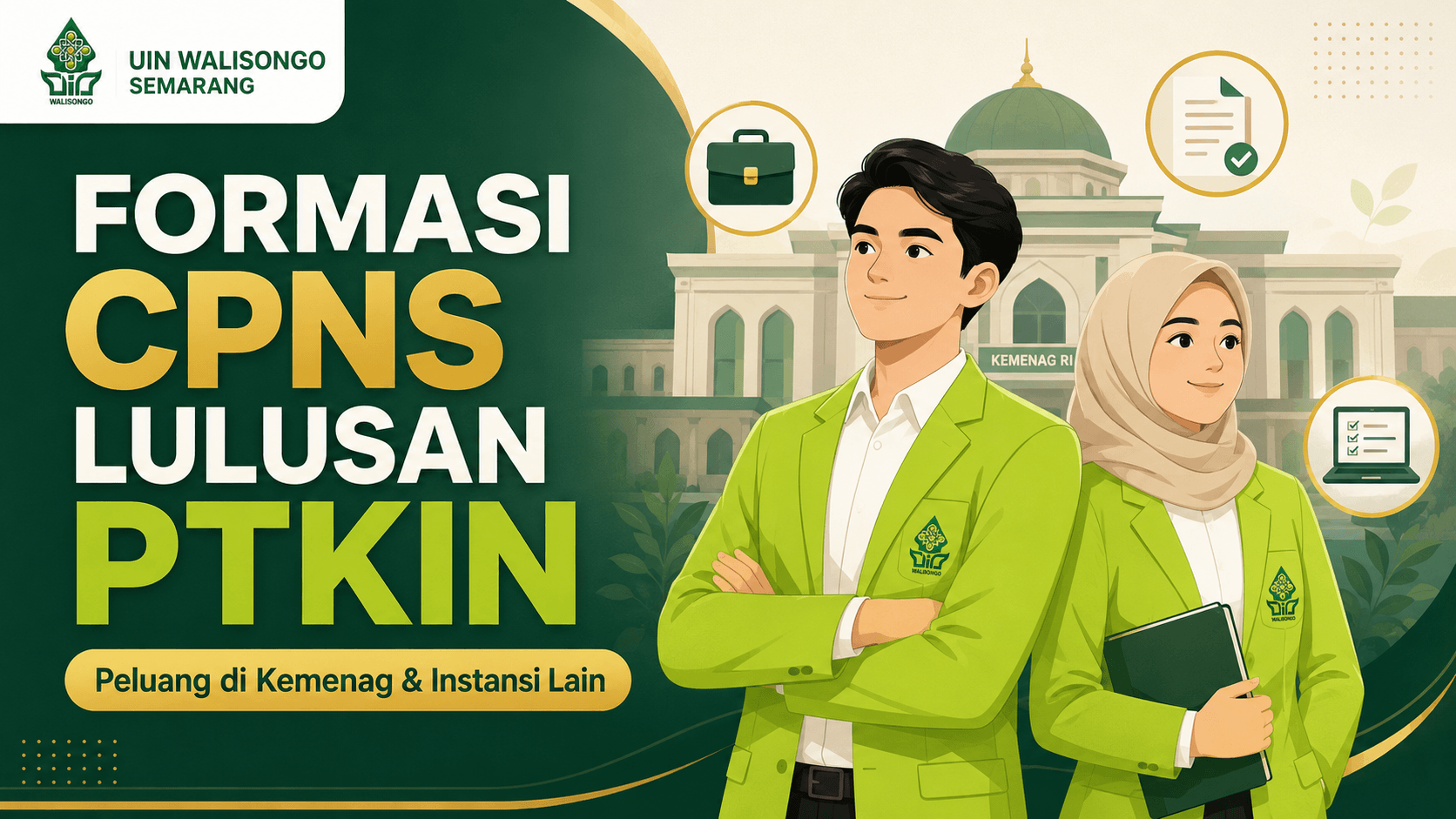 Formasi CPNS Lulusan PTKIN Peluang di Kemenag dan Instansi Lain OK