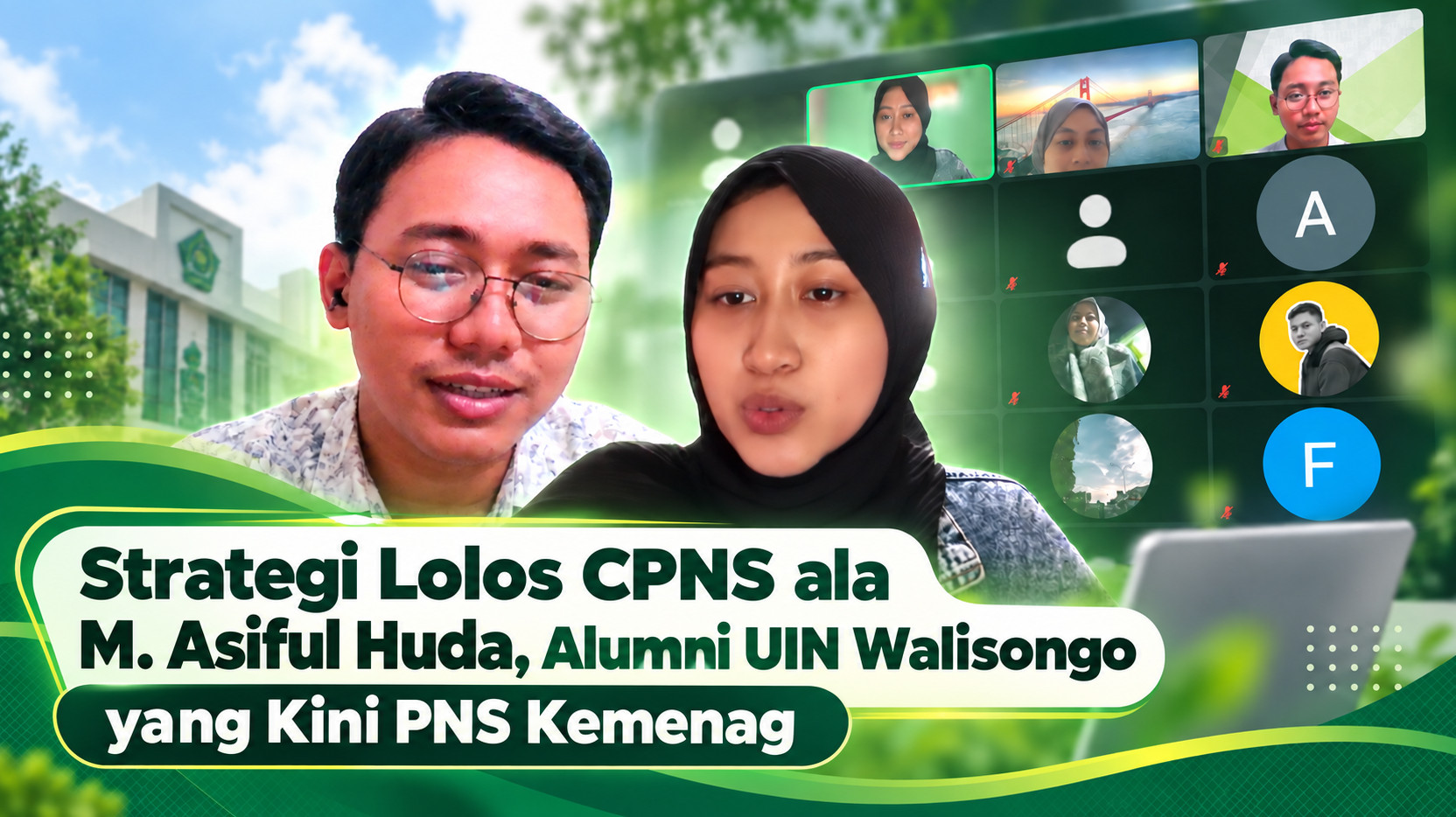 M. Asiful Huda berbagi strategi lolos CPNS di Career Talk WCC UIN Walisongo